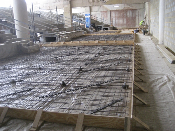 Floating Floors Ready for Concrete